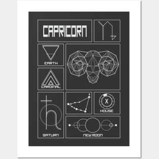 Capricorn Profile - Astrology Signs Posters and Art